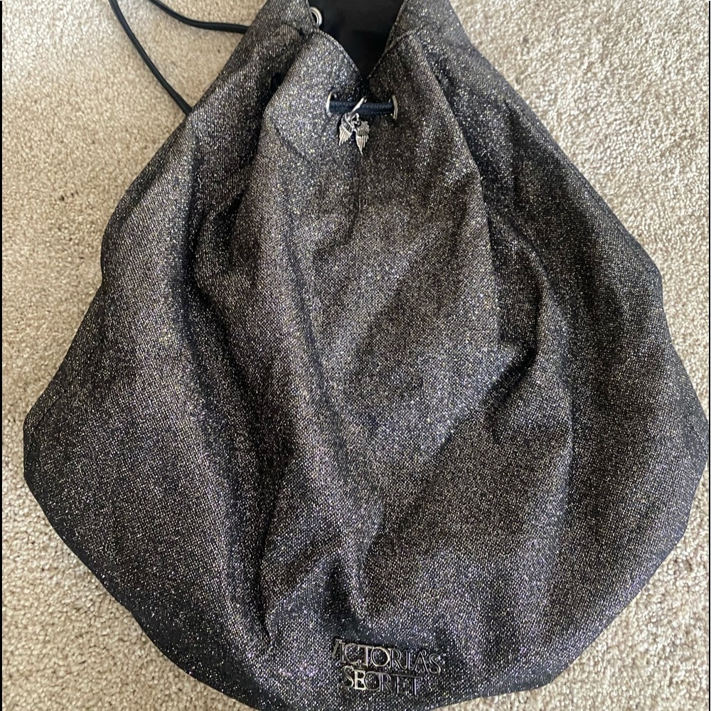 Victoria secret book bag very cute good condition some of v is missing